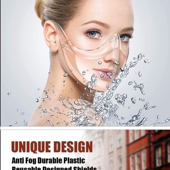 BOGO Free Anti fog Durable Plastic Reusable Face Shield Unisex 🆕 - Picture 6 of 11